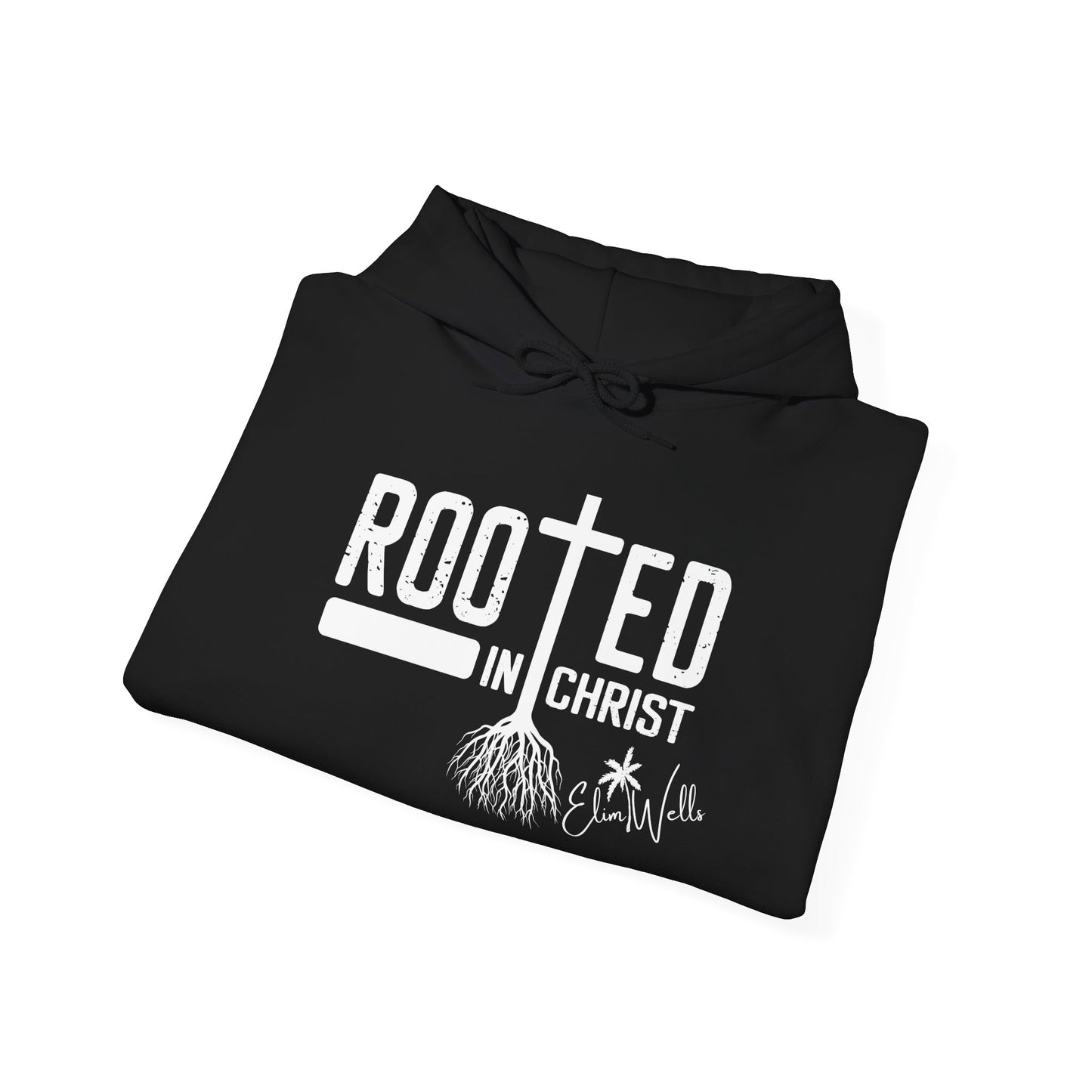 Rooted in Christ Unisex Hoodie - Heavy Blend Christian Sweatshirt