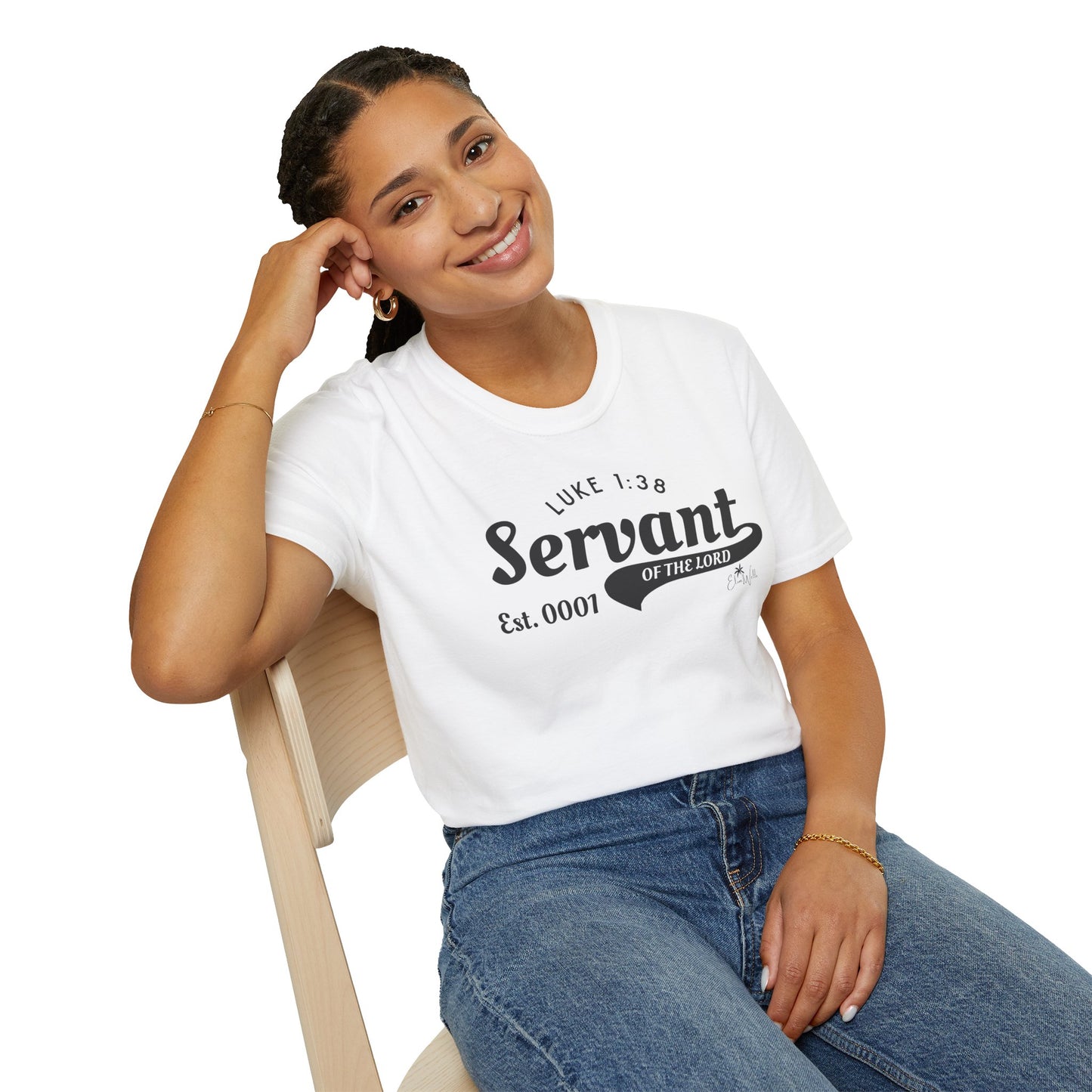 Unisex Softstyle T-Shirt: 'Servant of the Lord' - Faith-Inspired Apparel