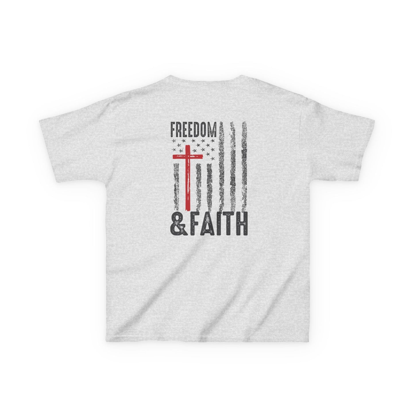 Kids Freedom & Faith Heavy Cotton Tee