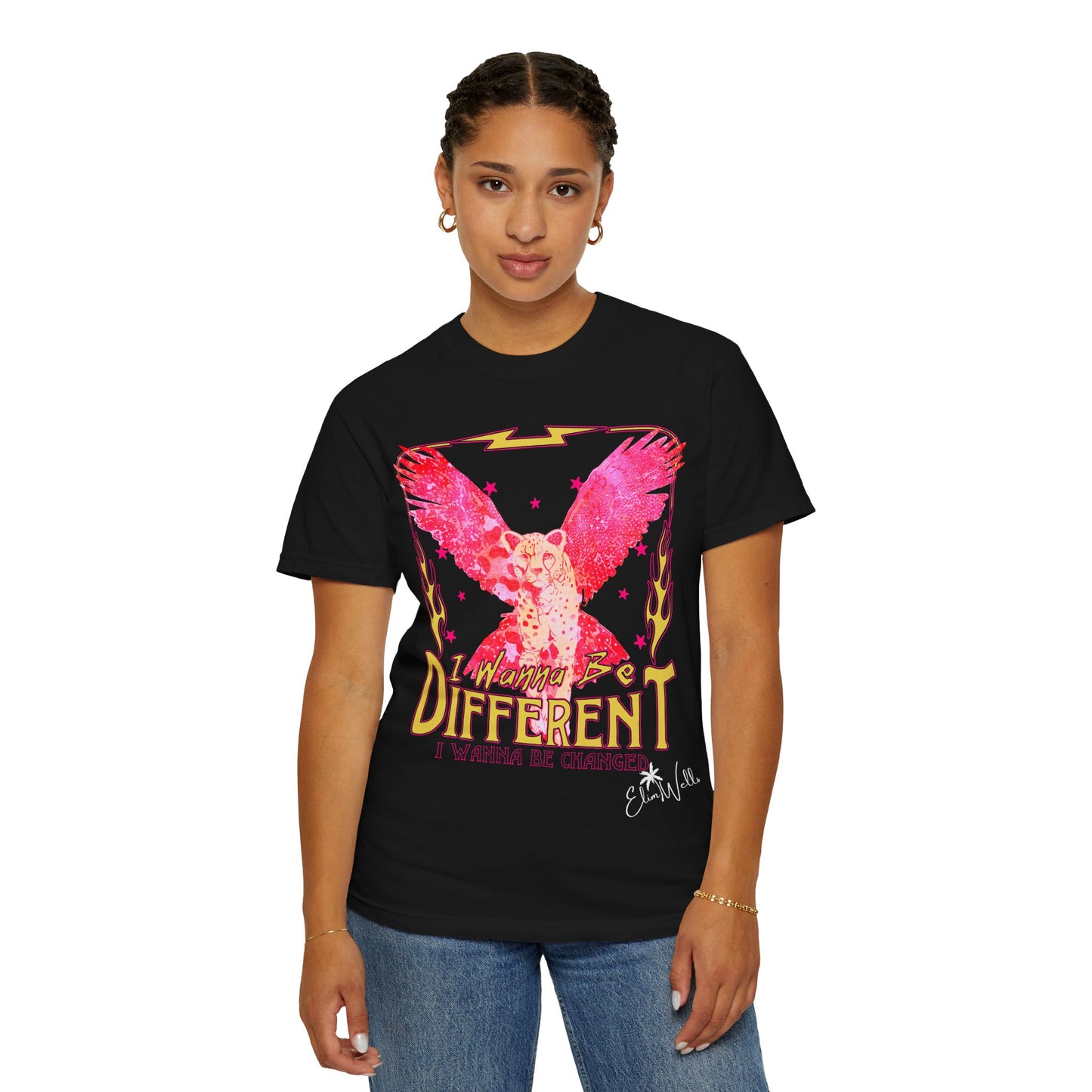 Unique Owl Graphic Unisex T-Shirt - "I Wanna Be Different"