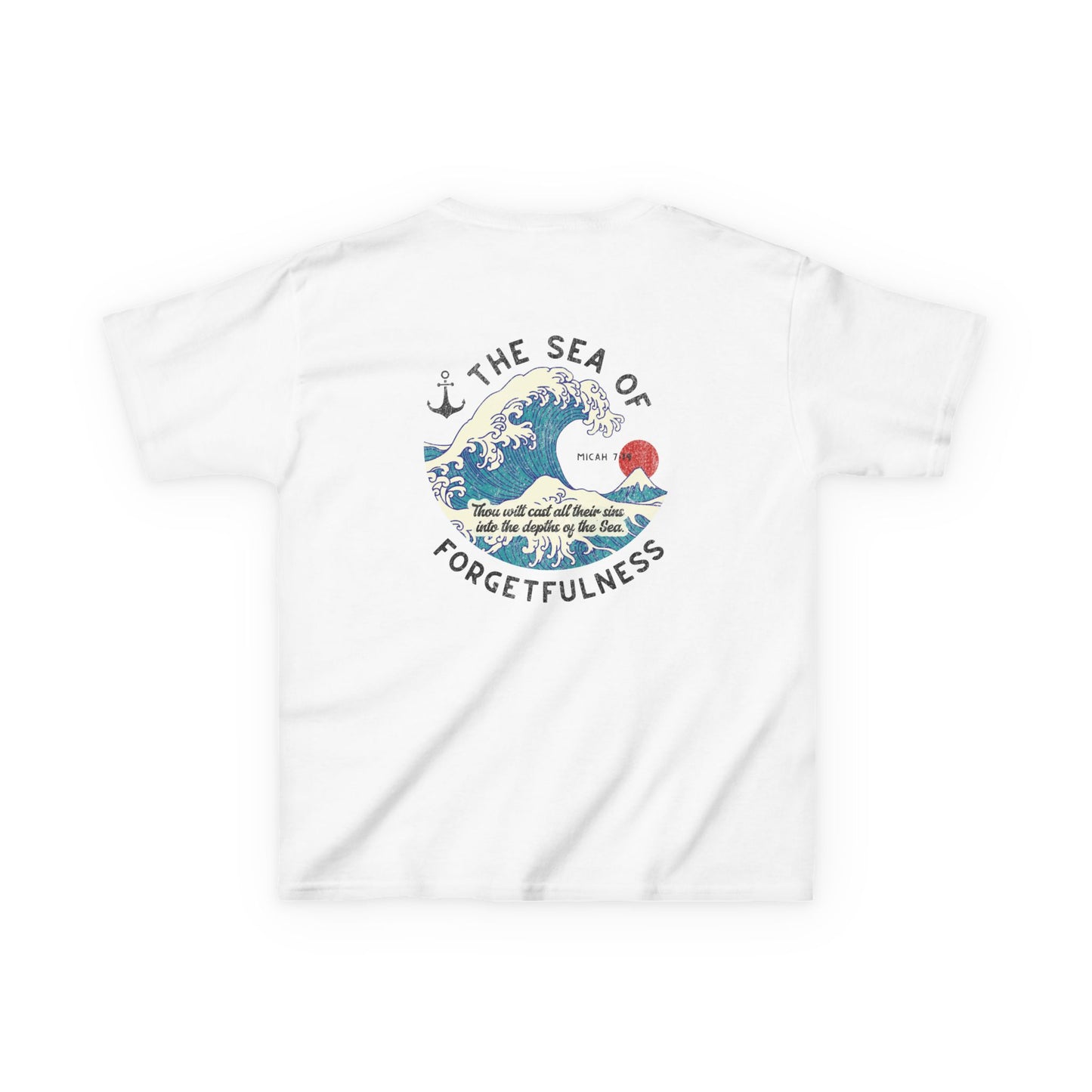 Kids Heavy Cotton™ Tee - The Sea of Forgetfulness Design