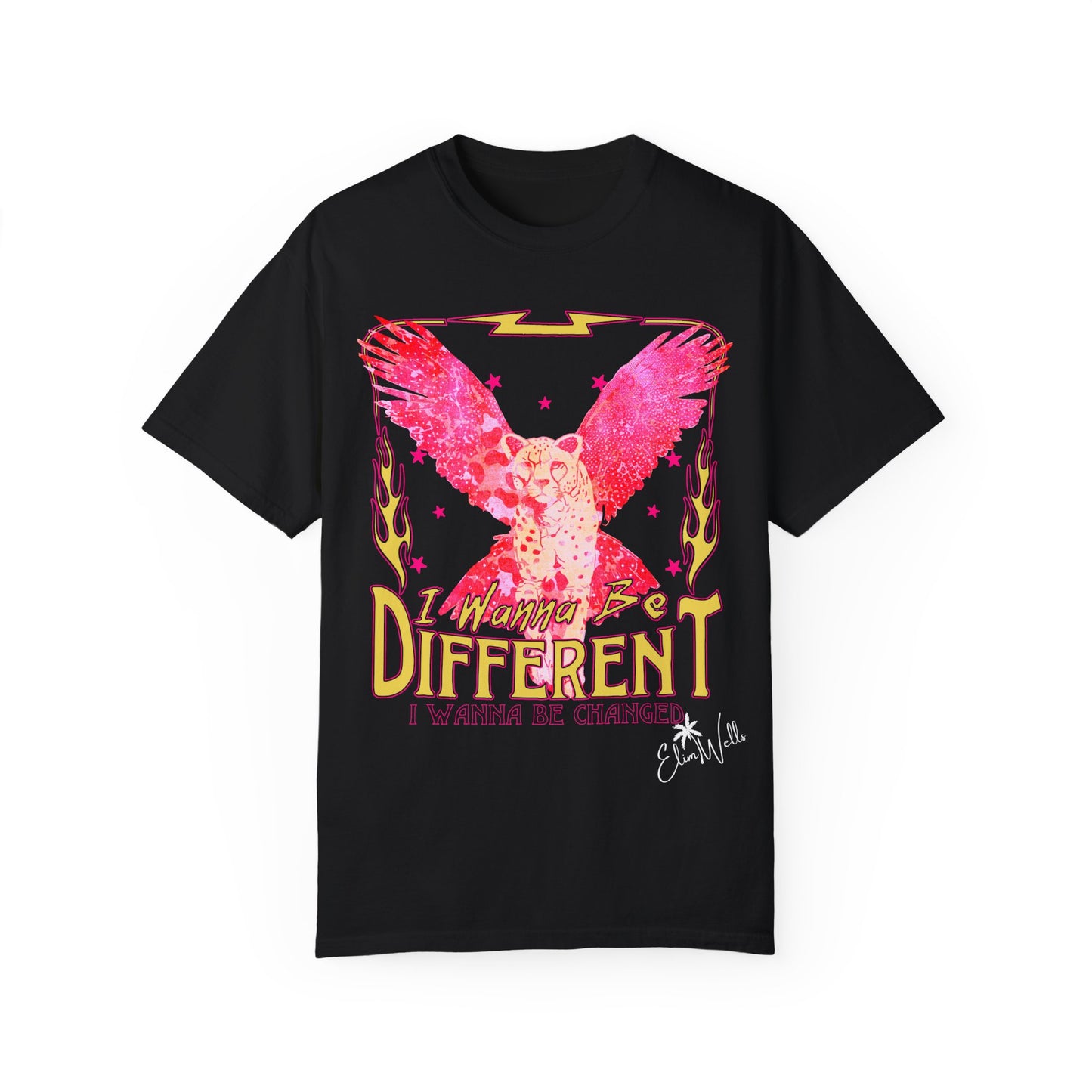 Unique Owl Graphic Unisex T-Shirt - "I Wanna Be Different"