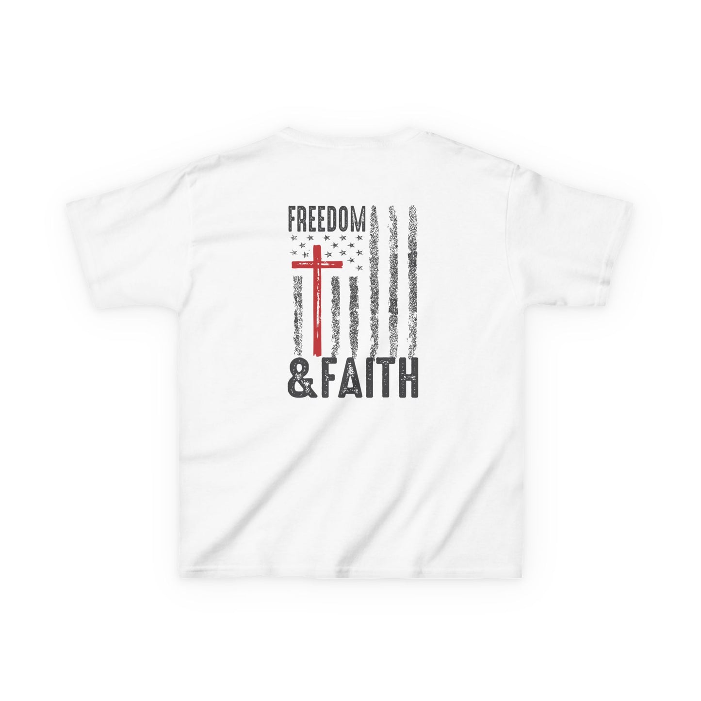 Kids Freedom & Faith Heavy Cotton Tee