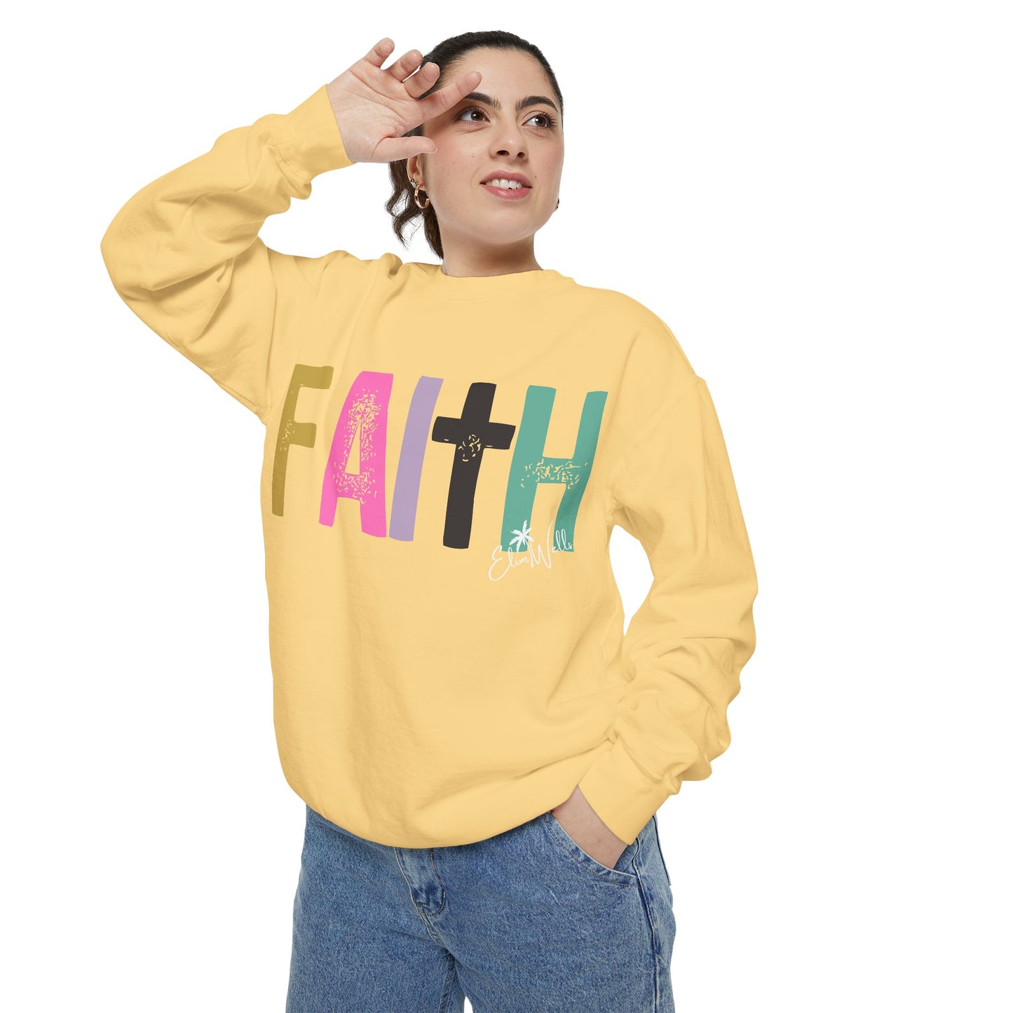 Faith Graphic Unisex Sweatshirt - Inspirational & Comfort Apparel